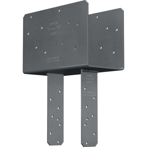 Simpson Strong-Tie CCQ66SDS2.5 - Column Cap for 6x Beam, 6x Post w/ SDS Screws