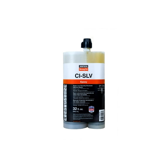 Simpson Strong-Tie CISLV32 - CI-SLV Super-Low Viscosity Structural Injection Epoxy 32oz.