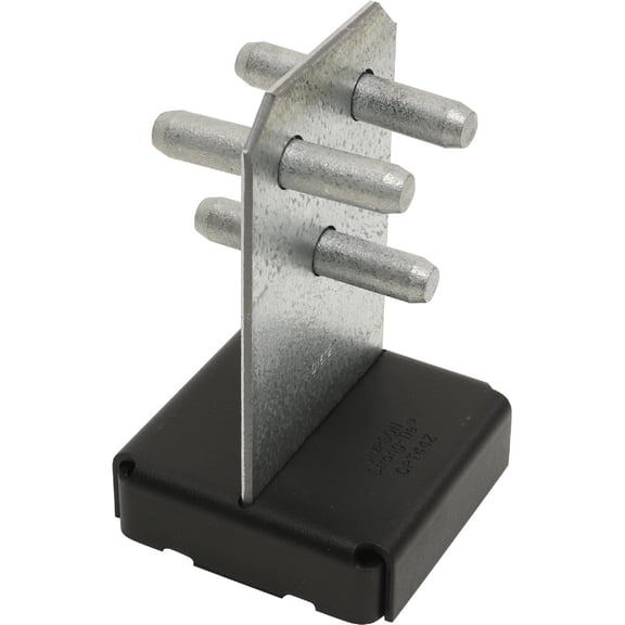 Simpson Strong-Tie CPT 4x4 ZMAX Galvanized Concealed Post Base Residential Use, Standard Application