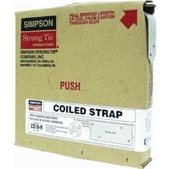 Simpson Strong-Tie Coiled Strap 16 Ga Galvanized