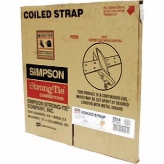 Simpson Strong-Tie Coiled Strap - Pack of 8 Bulk Value Case