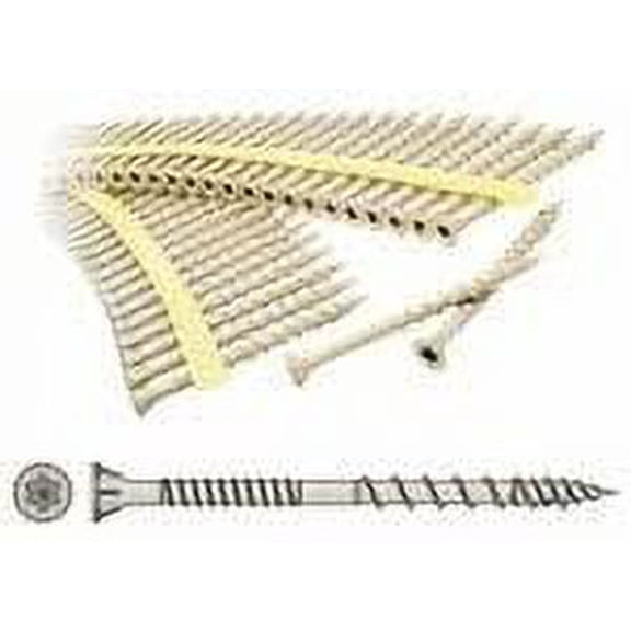 Simpson Strong-Tie Collated DSV Decking Hardware Screws for ACQ, Steel, 1500 Piece