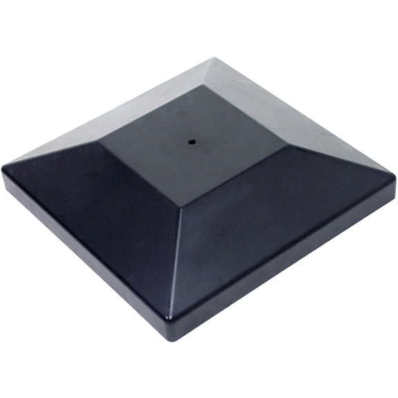 Simpson Strong Tie DPPC6BK-25 Black Plastic Decorative Post Cover for 6x6 Solid Sawn Post 25-Per Box