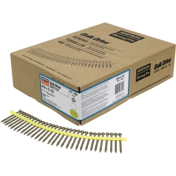 Quik Drive 2-1/2" Wood Screw DSVT212S