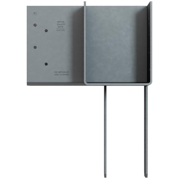 Simpson Strong-Tie ECCLRQ666SDS ECCLRQ L-Shape End Column Cap for 6X Beams, 6X Post w/ SDS Screws, Skewed Right