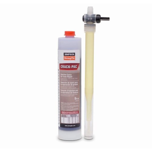 Simpson Strong-Tie ETIPAC10 Crack-Pac Epoxy High Strength Repair Adhesive, 9 oz