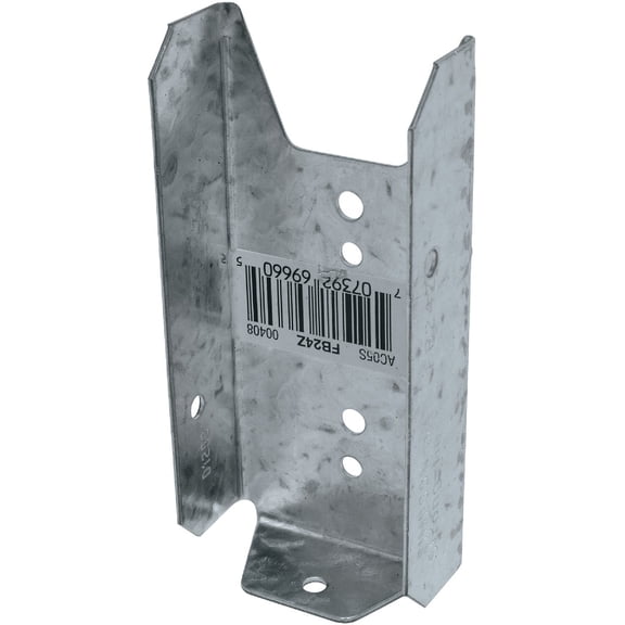 Simpson Strong-Tie FB24Z Fence Bracket Z-Max for Conencting Rails with Posts, 2 x 4-in. - Quantity 100
