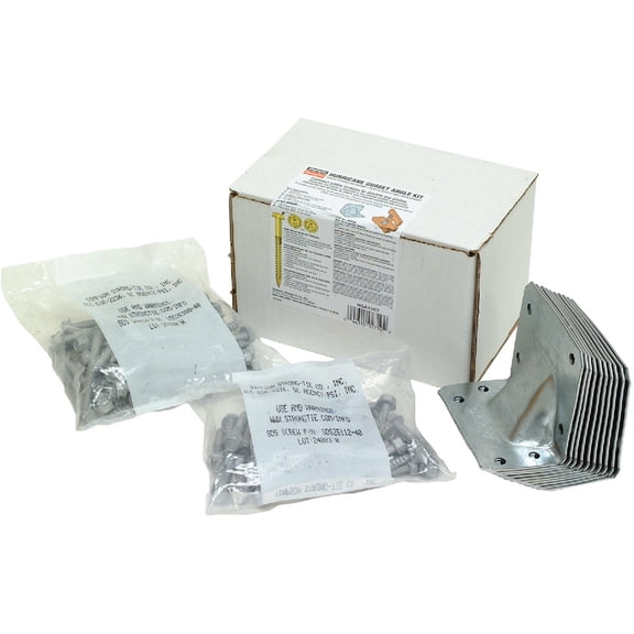 Simpson Strong Tie HGA10KT Gusset Angle Bracket Kit (10 HGA10's with screws) by Simpson Strong-Tie