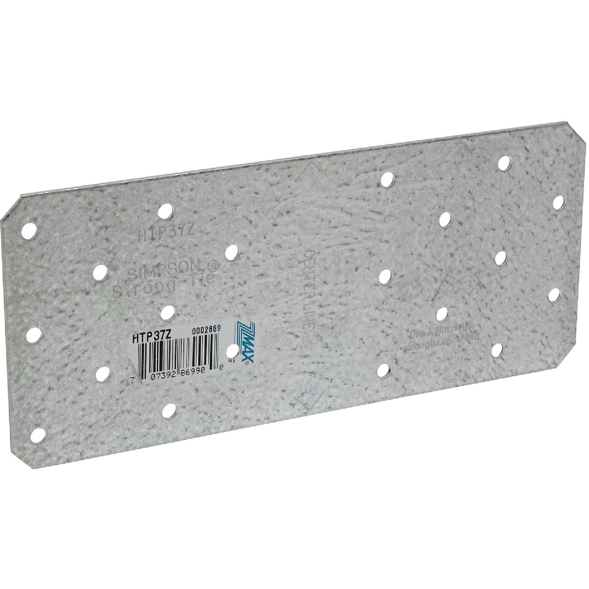 Simpson Strong Tie HTP37Z-25 HTP37Z Z-Max Heavy Tie Plate 25-Pack