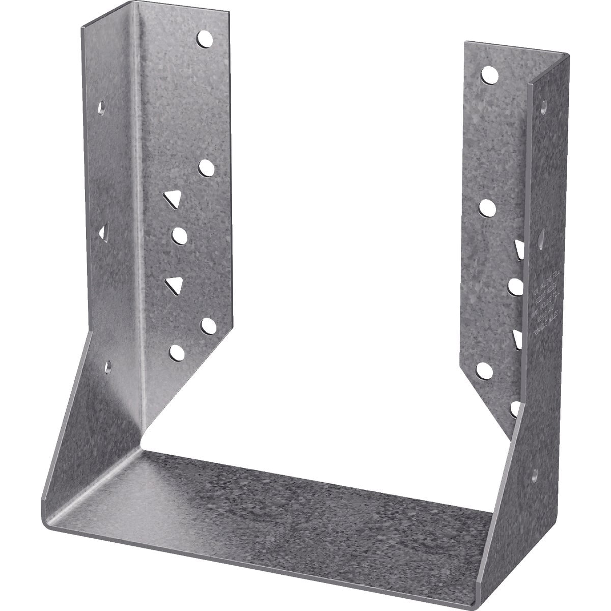 Simpson Strong-Tie HUC68Z HUC Heavy Concealed-Flange Face-Mount Joist Hanger - Nominal Joist Size: 6x8, ZMAX Galvanized Coating, Heavy Duty Steel Construction