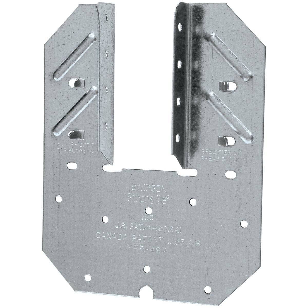 Simpson Strong-Tie Hardware Bracket H10AZ - Zinc, Strong Tie Brackets - Joist Hanger for 2x6