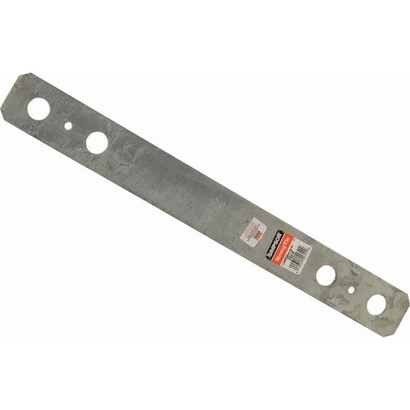 Simpson Strong Tie Hot-Dip Galvanized Piling Strap - Single Pack  Residential Use, Standard Application