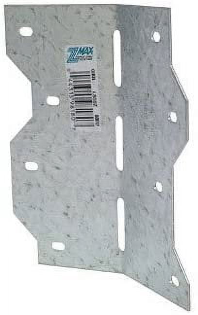 Simpson Strong-Tie L Angle Fastener - Galvanized, L-Shaped - 4-7/8 In, 18 Ga, 8-10d — Construction & DIY Use, Standard Hardware Spec