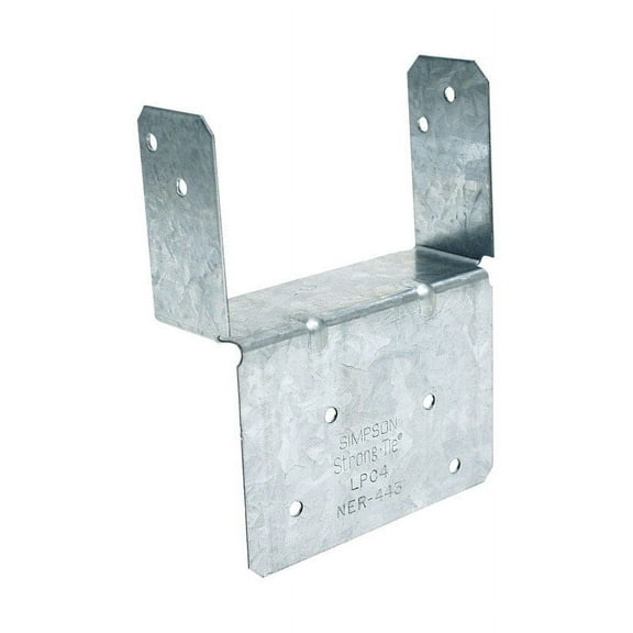 Simpson Strong Tie LPC4Z Z-MAX Adjustable Post Cap, 1 Each, Silver or Gray