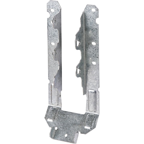 Simpson Strong-Tie LRU28Z - LRUZ Face-Mount Rafter Hanger - Adjustable Slope Wood Construction Connectors, 18-Gauge Steel, for 2x8 Solid Sawn Rafters (Pack of 25)