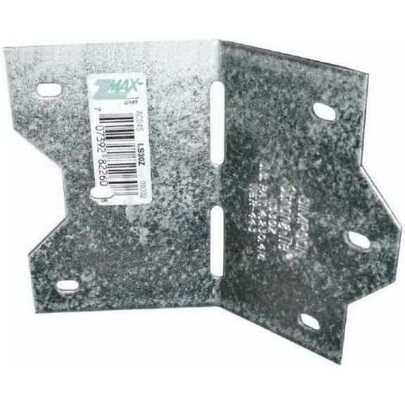 Simpson Strong Tie LS30Z ZMAX Galvanizado 18-Gauge 3-3 / 8-pulgadas ajustable L-ngulo