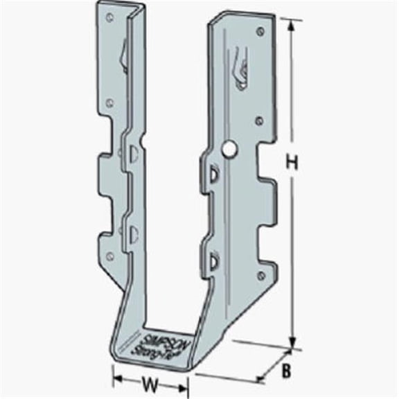 Simpson Strong Tie LUS24Z 2 x 4 in. Face Mount Joist Hanger