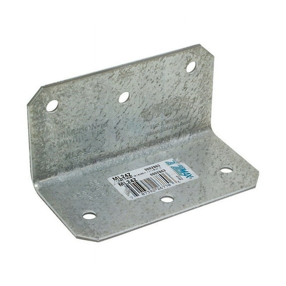 Simpson Strong-Tie Medium L Angle Bracket ZMAX - 12 Ga Galvanized Steel - 2 In x 4 In