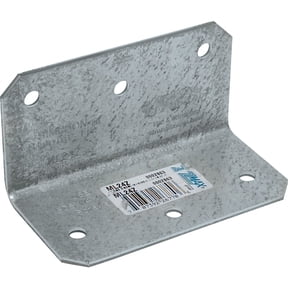 Anchor Fasteners Simpson Strong Tie ML24Z ZMAX Galvanized 12-Gauge 2 in. x 4 in. Medium L-Angle 15-per Box — Home & Garage Storage, Stackable Design