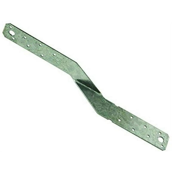Simpson Medium Twist Strap Structural Strap MTS12 - 16-Gauge Galvanized Steel - 100 Pack, 12 In.