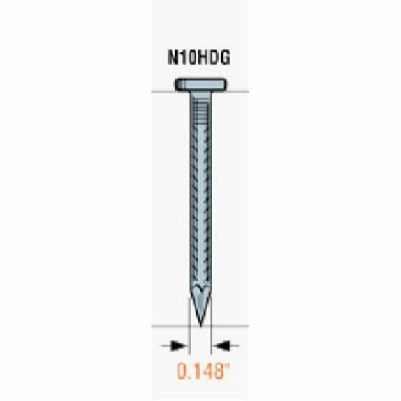 Simpson Strong Tie N10DHDG 10D x 1.5 in. Smooth Shank Nail