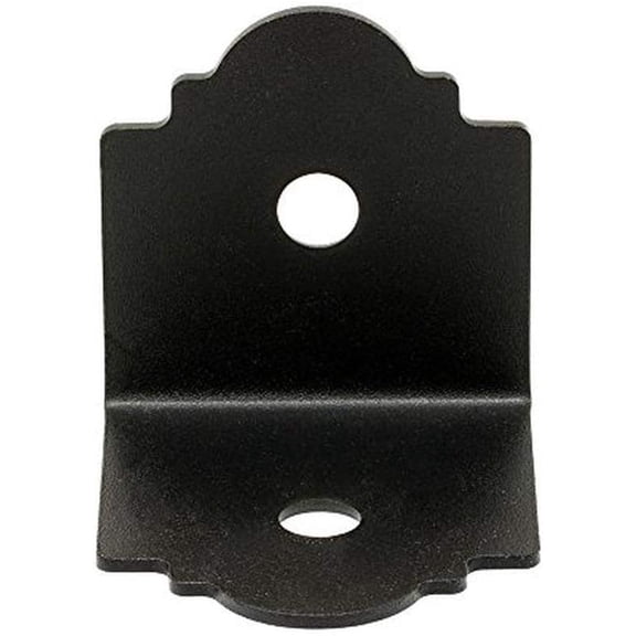 Simpson Strong-Tie PA4 4x Zmax Galvanized Steel Black Powder-Coat 90 Angle with 12-Piece Pack