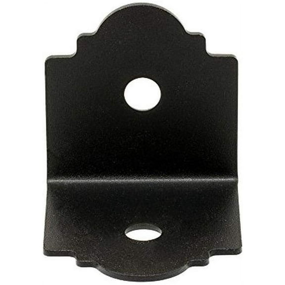 Simpson Strong-Tie PA4 4x Zmax Galvanized Steel Black Powder-Coat 90 Angle with 12-Piece Pack