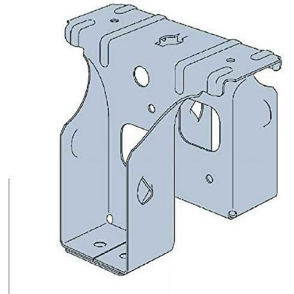Simpson Strong Tie PFD24B-25 PFD24B Post Frame Saddle Hanger, 2 in. by 4 in, 25-Pack, 2" x 4"