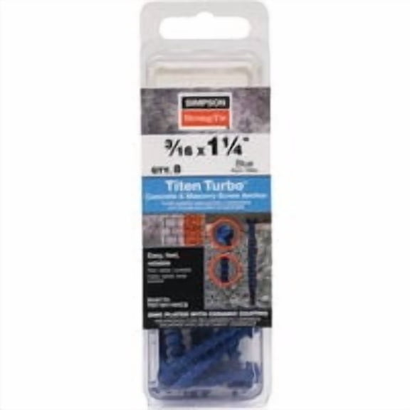 Simpson Strong-Tie Titen Turbo Concrete & Masonry Screw Anchor