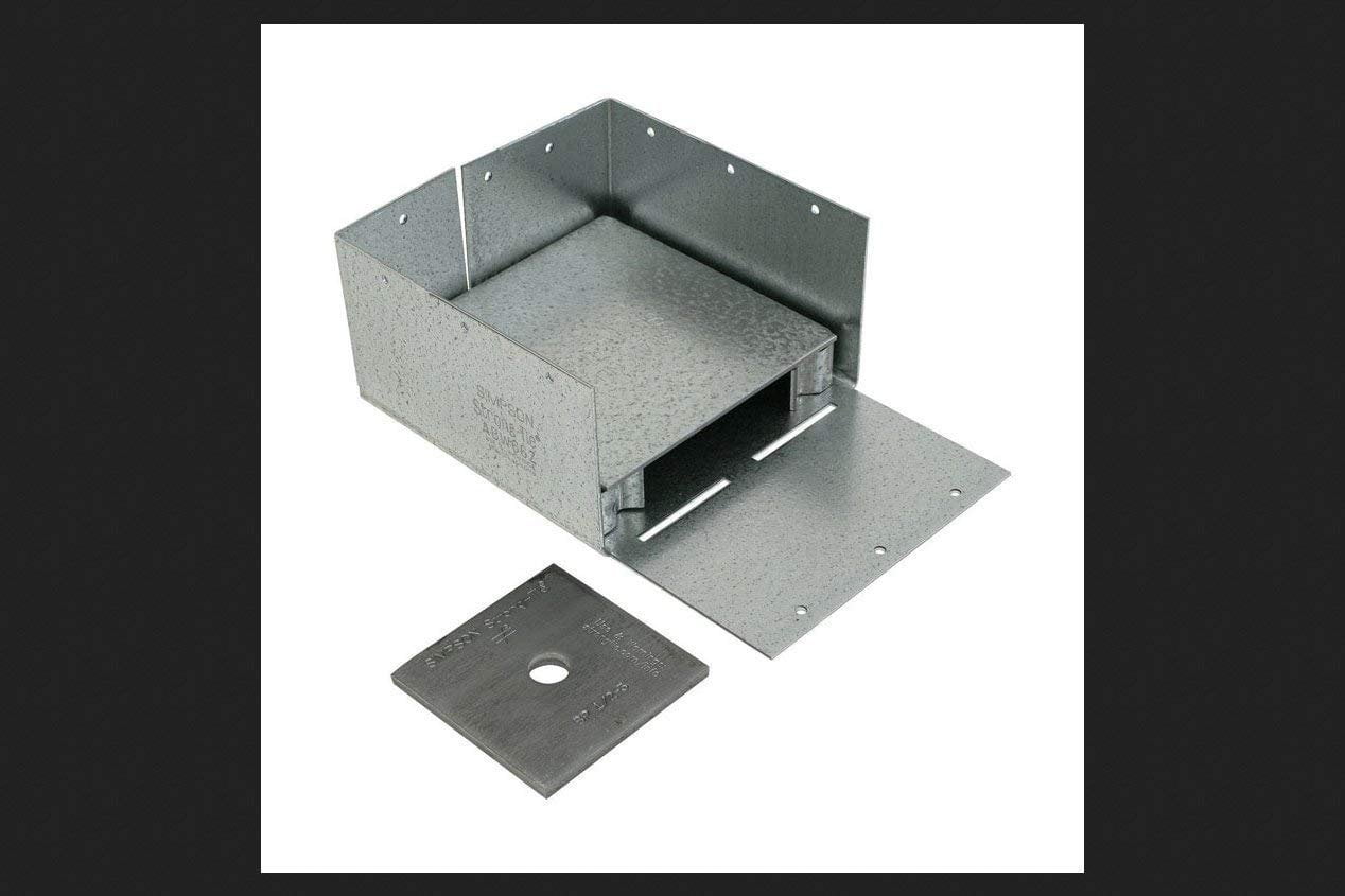 Simpson Strong-Tie Post Base 5-1/2"W X 5-9/16" L 12 Ga Zmax