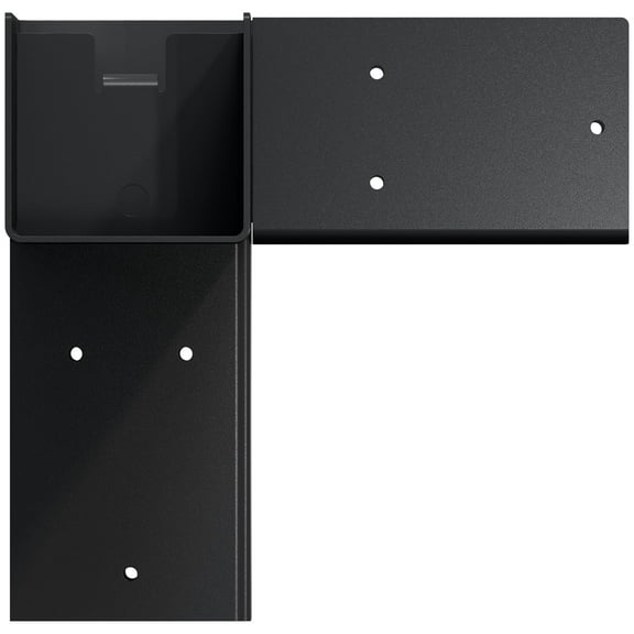 Simpson Strong-Tie SAGE-C44-KT2 Outdoor Accents Sage System Black Powder-Coated Corner Connector for 4x4 Lumber with Included Color-Matched Connector Screws Pack of 2