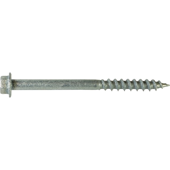 Simpson Strong-Tie SD10212R500 - #10 x 2-1/2 Inch Strong Drive SD Connector Screws - 1/4 Inch Hex Head, Galvanized Coating, Hex Bit Included, for Construction, Home Improvement Box of 500