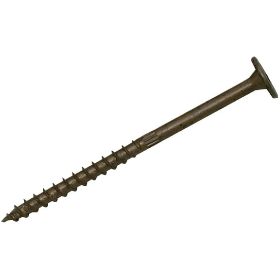 Simpson Strong-Tie SDWS22500DB-R50 Strong-Drive SDWS Timber Screws (Exterior Grade), 0.220 Inch x 5 Inch, Double-Barrier Coated, Washer Head, Sawtooth Point, Tan (Pack of 50)