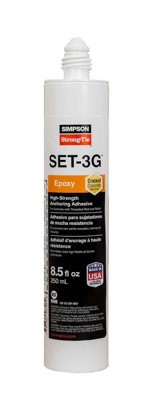 Simpson Strong-Tie ET3G22-N 22oz Epoxy Anchoring Adhesive – For Threaded Rod & Rebar In Concrete/Masonry