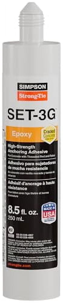 Simpson Strong-Tie SET-3G10 High-Strength Epoxy Anchoring Adhesive for ...