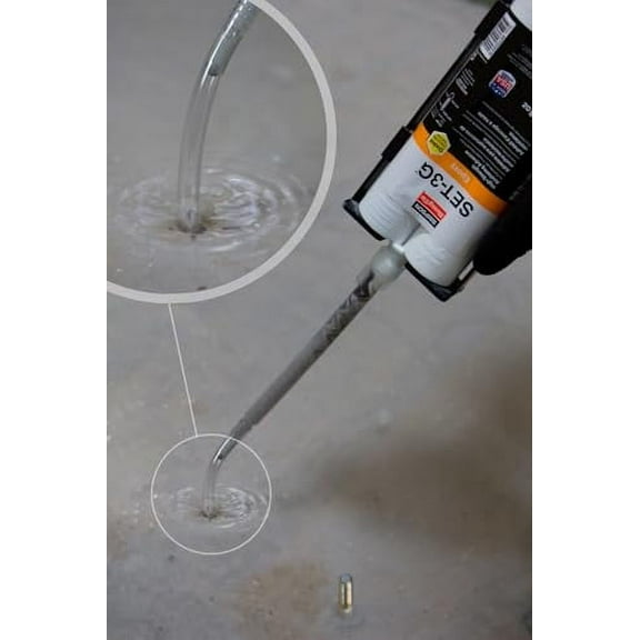 Simpson Strong-Tie SET-3G22-N High-Strength Epoxy Anchoring Adhesive for Threaded Rods, Rebar & Dowels - Superior Bond Strength, Fast Curing, 22 oz Side-by-Side Cartridge