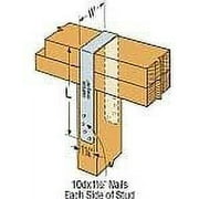 Simpson Strong-Tie Stud Plate Tie SP4 - Galvanized - 2x4 Lumber Stud Compatible