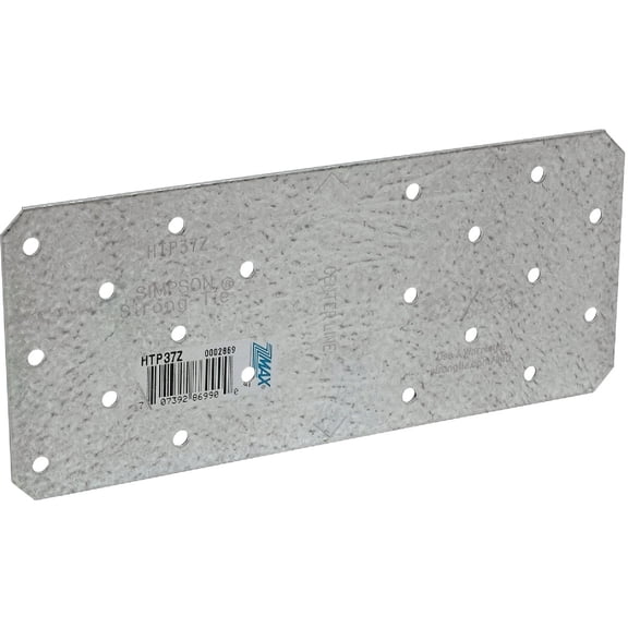 Simpson Strong Tie Simpson Strong-Tie HTP37Z Z-Max Heavy Tie Plate, Model: HTP37Z, Outdoor & Hardware Store