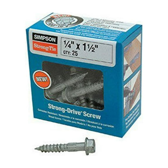 Simpson Strong-Tie Strong-Drive No. 3 x 1-1/2 in. L Star Hex Head Double-Barrier Coating Stainless Steel