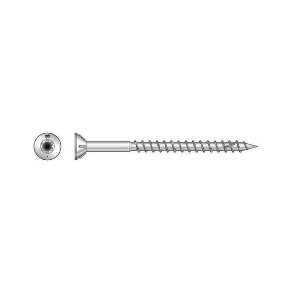 Simpson Strong-Tie T08162WP1 - #8 x 1-5/8" 316SS DWP Flat Head Screw T-20 1lb