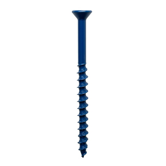 Simpson Strong Tie TNT18114TFC8 3/16 in. x 1-1/4 in. Flat Head Star Drive Titen Turbo Concrete Screws 8-Pack