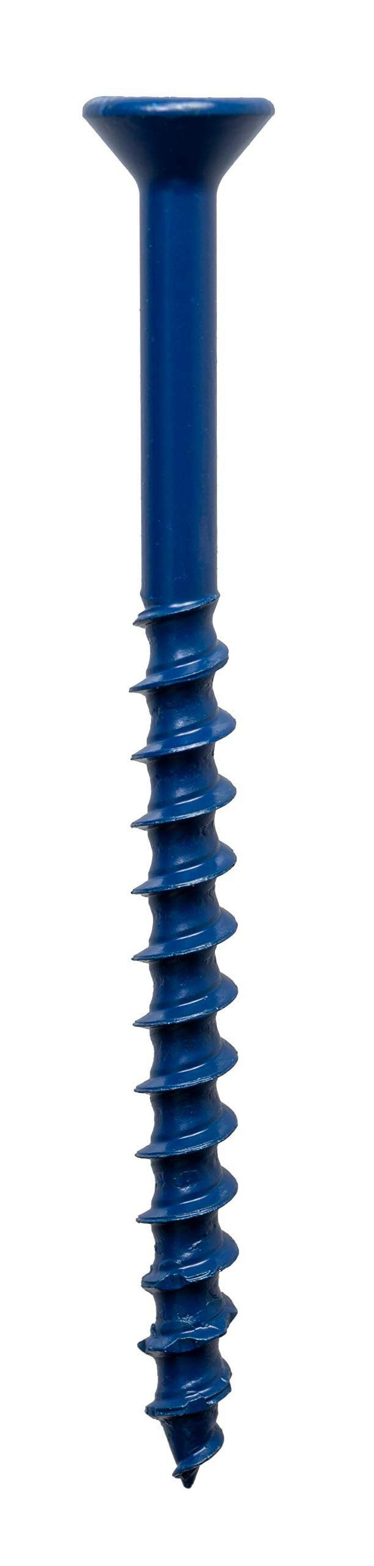 Simpson Strong Tie TNT25214TFC75 1/4 in. x 2-1/4 in. Flat Head Star Drive Titen Turbo Concrete Screws 75-Pack