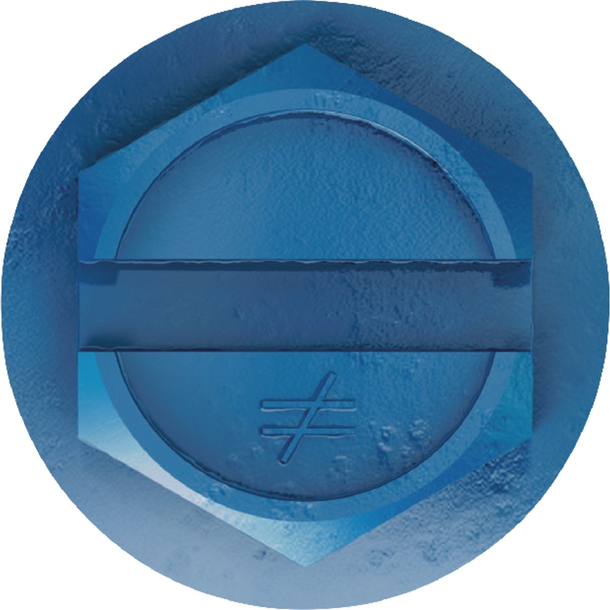 Simpson Strong-Tie TNT25334HC25 Titen Turbo  1/4 in. x 3-3/4 in. Hex-Head Concrete and Masonry Screw, Blue 25-Qty