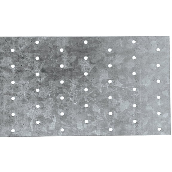 Simpson Strong-Tie Tie Plate Steel Galvanized - Hardware Bracket - 1 Each, Silver