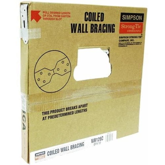 Simpson Strong Tie WB126C 11 foot 4-3/4-Inch Wall Bracing Coil