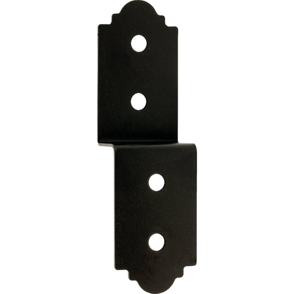 Simpson Strong-Tie APDJT2R-4 Outdoor Accents Mission Collection 3 in. ZMAX, Black Powder-Coated Deck Joist Tie for Rough 2X