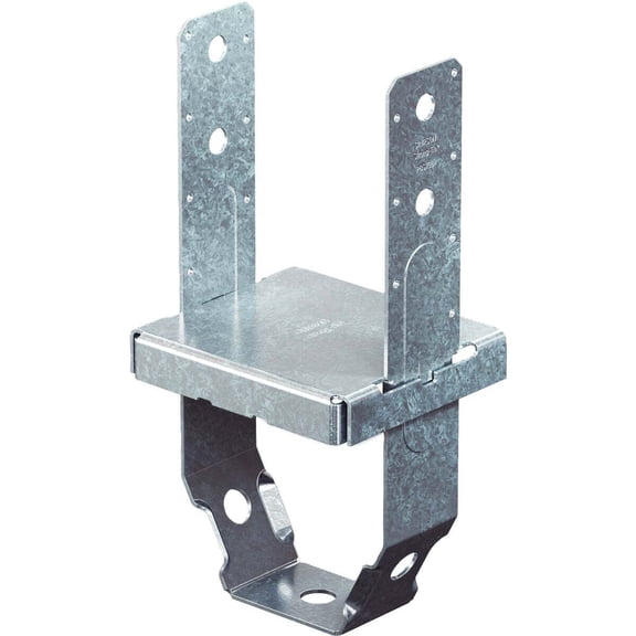 Simpson Strong-Tie ZMAX 4 In. x 6 In. 12 ga Galvanized Standoff Post Base