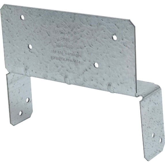 Simpson Strong-Tie ZMAX 6 In. x 6 In. 16 ga Post Beam Cap LPC6Z