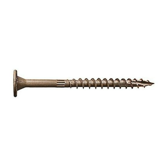 Simpson StrongTie Strong-Drive SDWS Timber Screw, 0.220 x 4-In., Double Barrier Coating, 12-Pk.