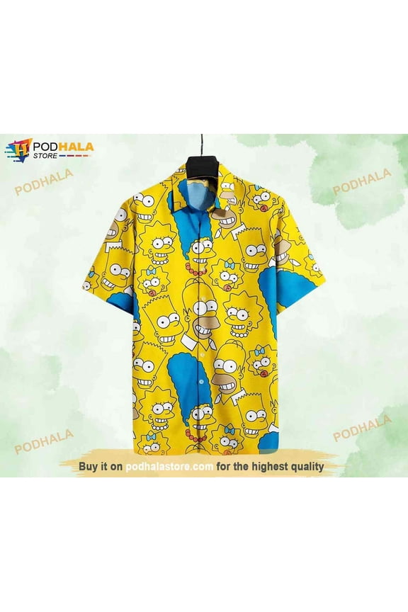 Simpson Summer Hawaiian Shirt 3D Summer Vacation Gift